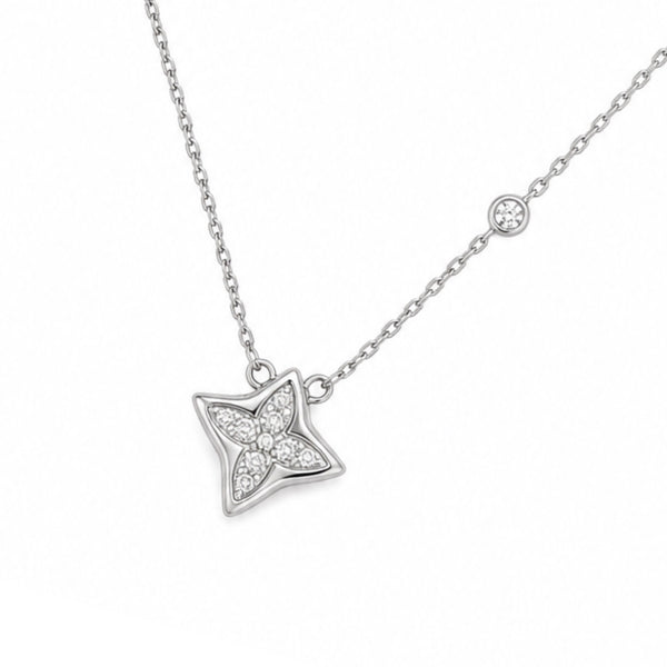 COLLAR LV BLOSSOM BB STAR SILVER