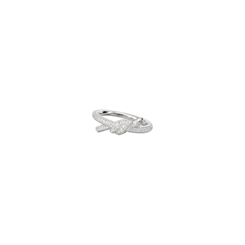 ANILLO KNOT DOBLE SILVER ZIRCONIAS