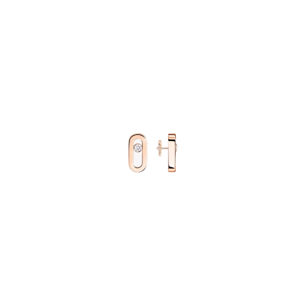 ARETES MOVE UNO LISO ROSE GOLD