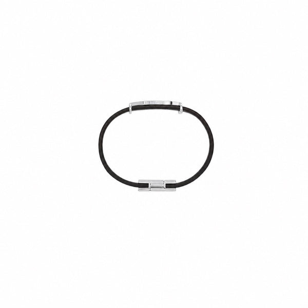 PULSERA YSL GRABADO SILVER