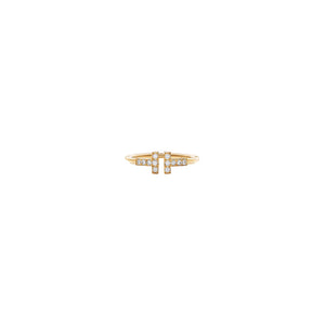 ANILLO T ZIRCONIAS GOLD