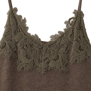 BLUSA ENCAJE CASHMERE BROWN JW