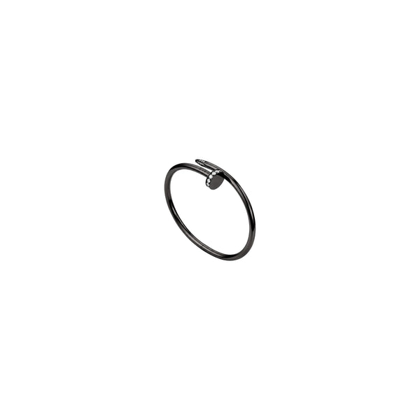 PULSERA CLAVO BLACK CON ZIRCONIA