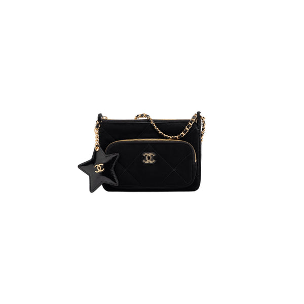 BOLSO CC SHINY STAR BLACK
