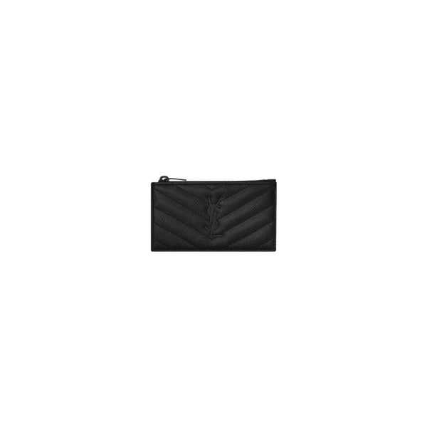 TARJETERO YSL MATELASSE BLACK