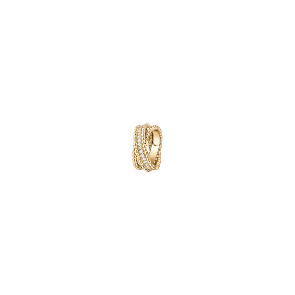ANILLO VF PERLÉE DUO GOLD
