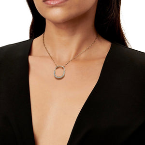 COLLAR T LOCK ALL ZIRCONIAS GOLD