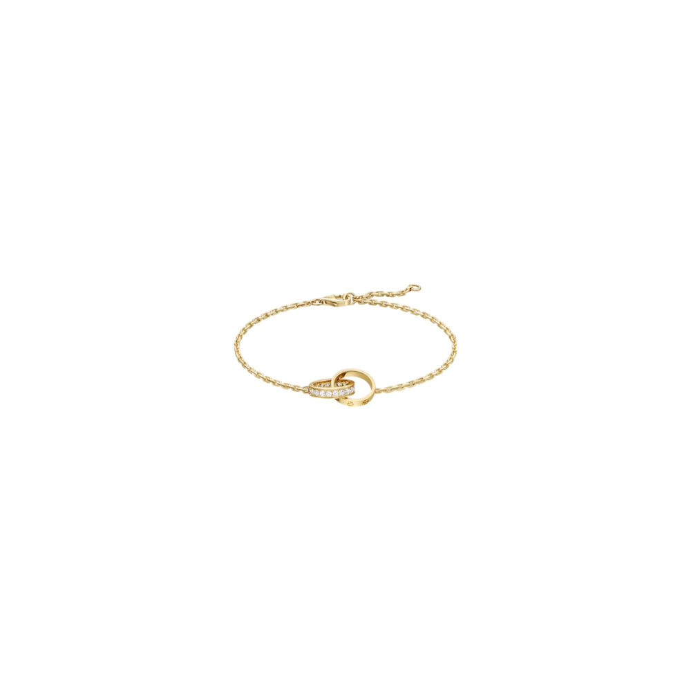 PULSERA LOVE-LOVE GOLD CON ZIRCONIA