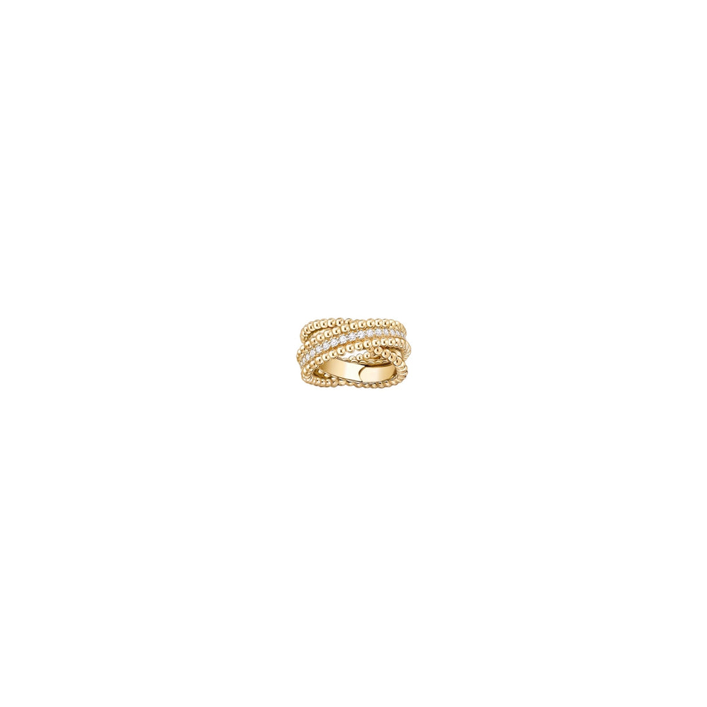 ANILLO VF PERLÉE DUO GOLD