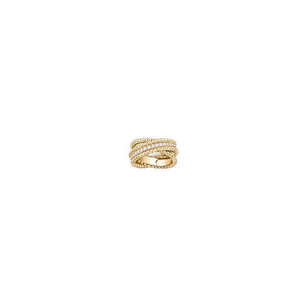 ANILLO VF PERLÉE DUO GOLD