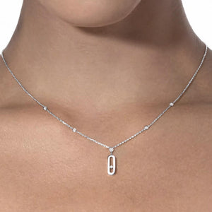 COLLAR MOVE UNO SILVER