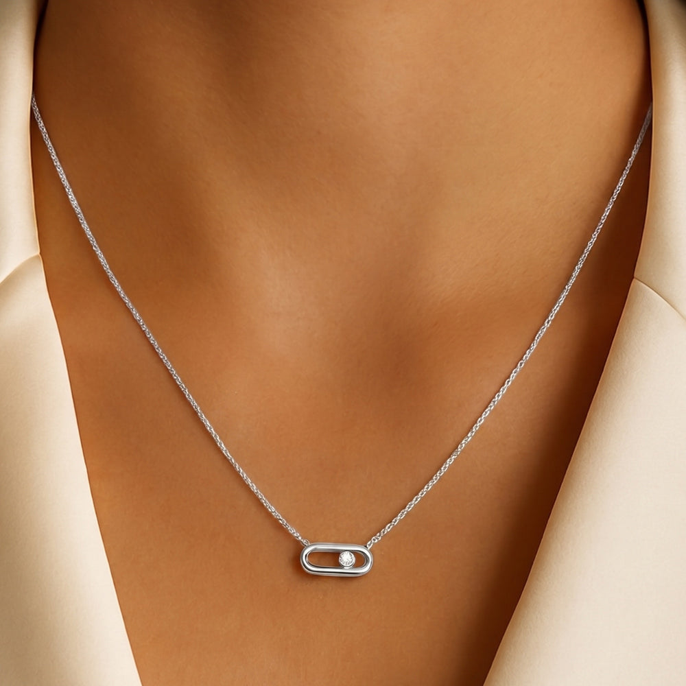 COLLAR MSS MOVE UNO SILVER
