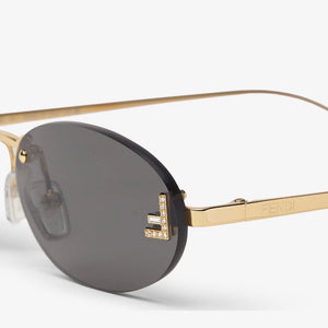 LENTES F OVAL CRYSTAL BLACK