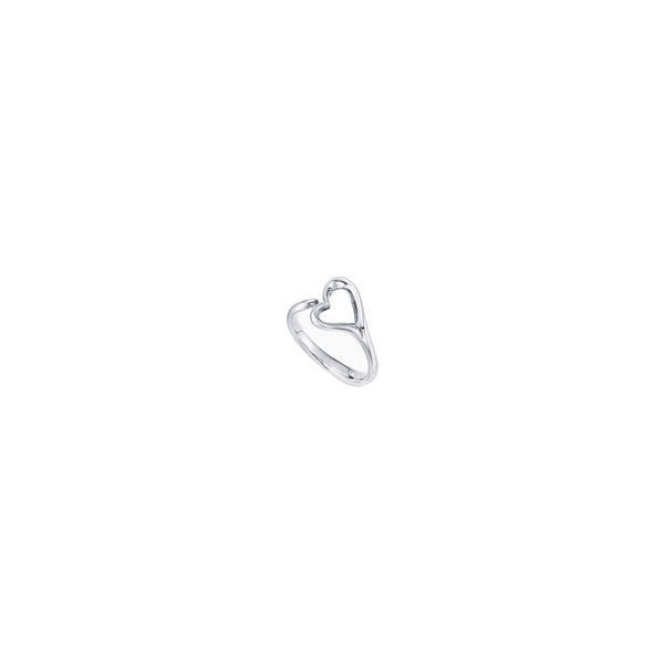 ANILLO OPEN HEART SILVER