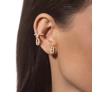 ARETES MOVE UNO LISO GOLD