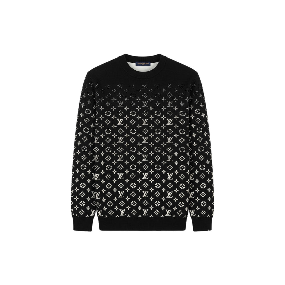 SUETER LV BLACK CON EFECTO DEGRADADO