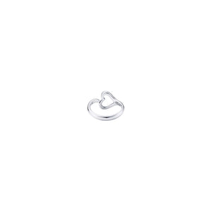 ANILLO OPEN HEART SILVER