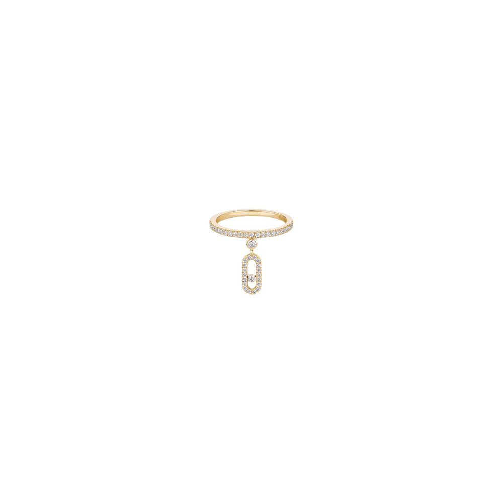 ANILLO MOVE UNO PAVE DROP GOLD