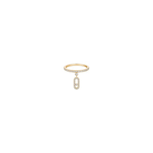 ANILLO MOVE UNO PAVE DROP GOLD