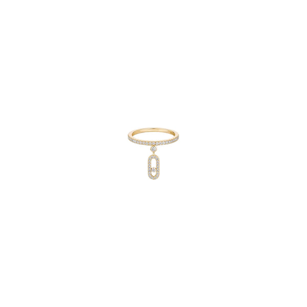 ANILLO MOVE UNO PAVE DROP GOLD