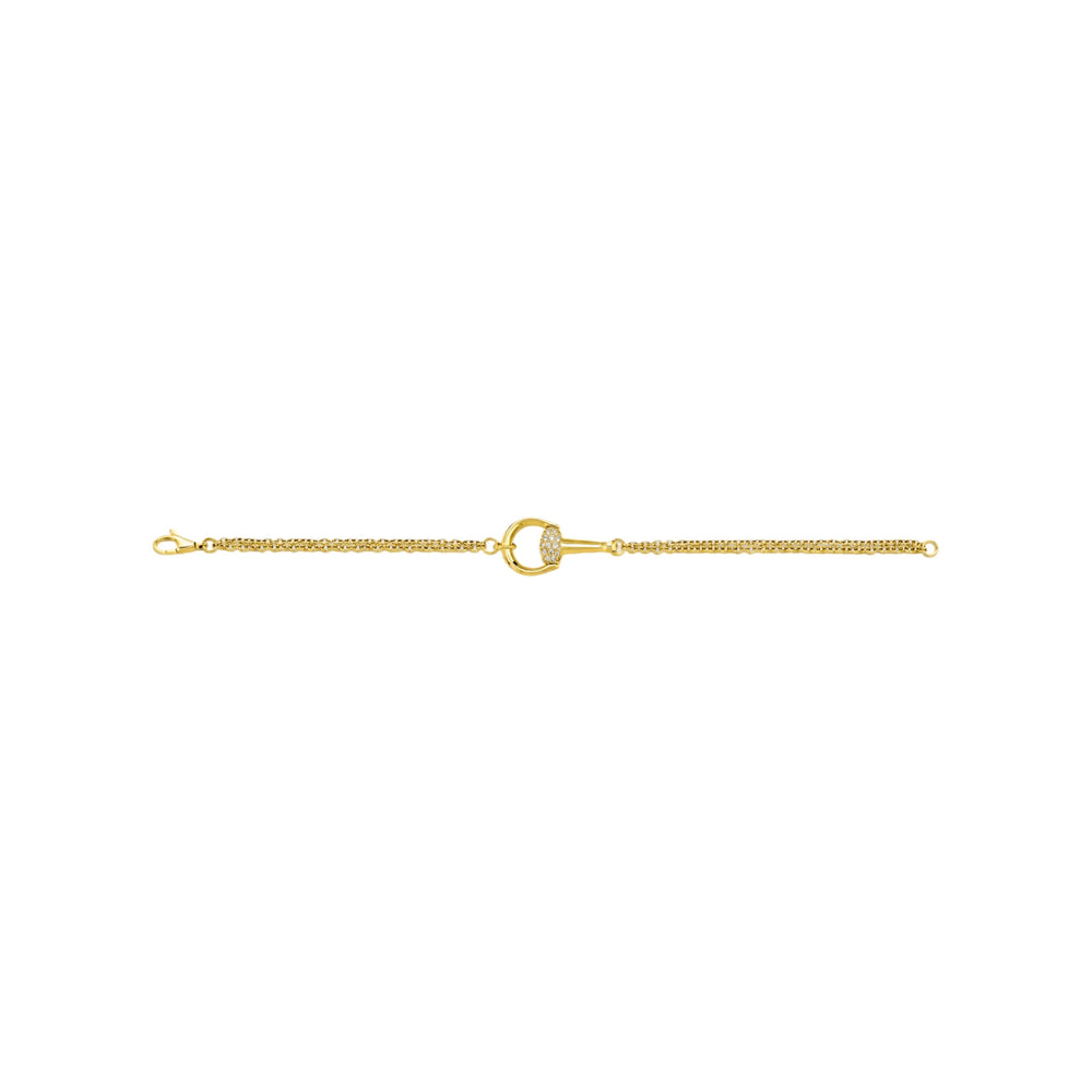 BRAZALETE GG HORSEBIT GOLD