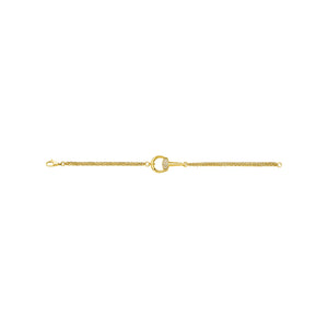 BRAZALETE GG HORSEBIT GOLD