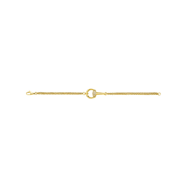 BRAZALETE GG HORSEBIT GOLD