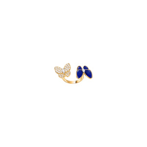 ANILLO VF MARIPOSA BICOLOR DARK BLUE