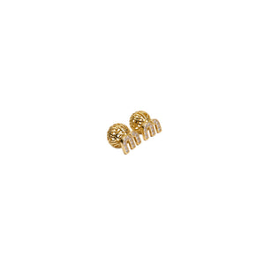 ARETES MM BOLA GOLD