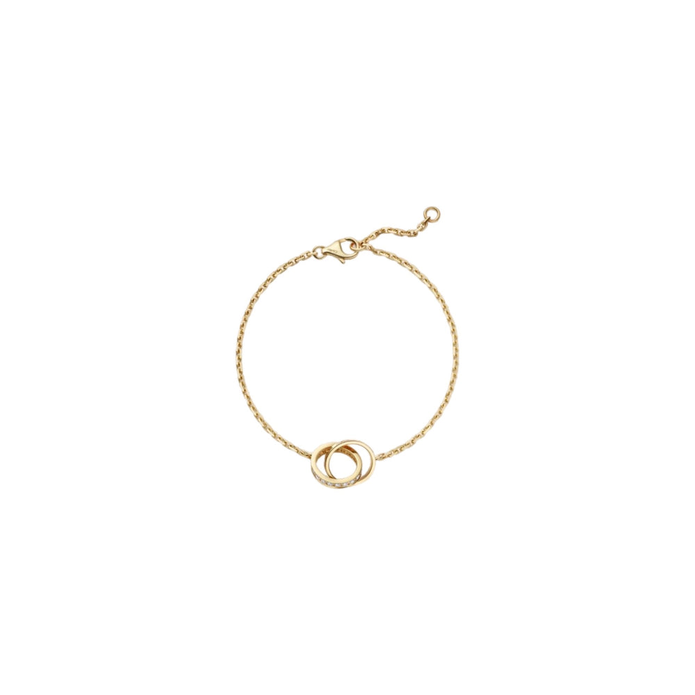PULSERA LOVE-LOVE GOLD CON ZIRCONIA