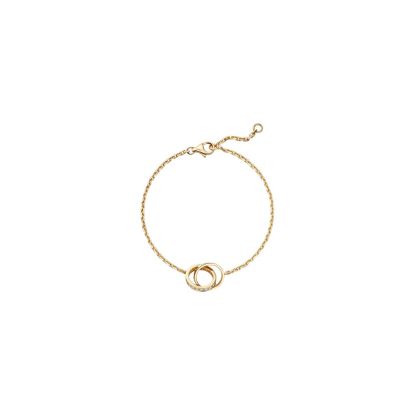 PULSERA LOVE-LOVE GOLD CON ZIRCONIA