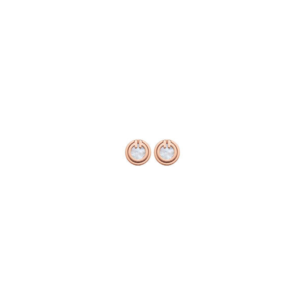 ARETES T CIRCULARES ROSE GOLD