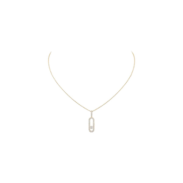 COLLAR MOVE UNO GOLD ZIRCONIAS
