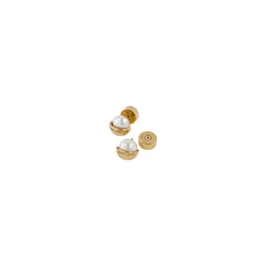 ARETES MM FAUX PEARL