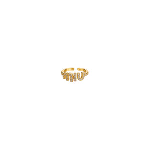 ANILLO MM GOLD ZIRCONIAS