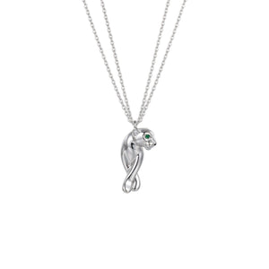 COLLAR PANTHERE LISO SILVER