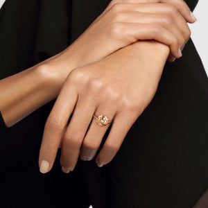 ANILLO CC CAMELIA ROSE GOLD