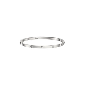 PULSERA LOVE DELGADA SILVER