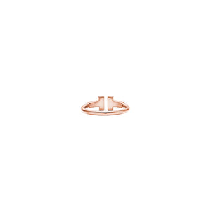 ANILLO T ZIRCONIAS ROSE GOLD