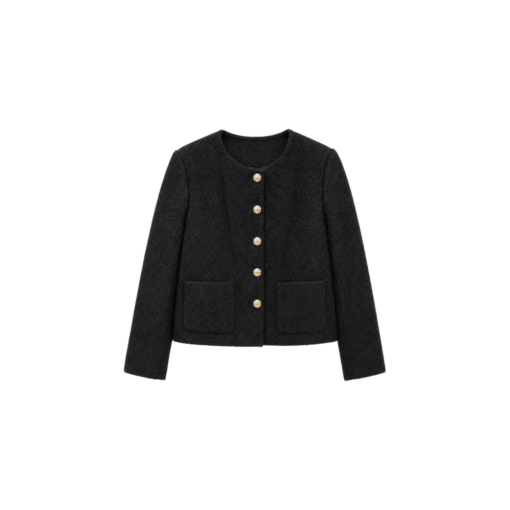 ABRIGO BOTONES BLACK JW