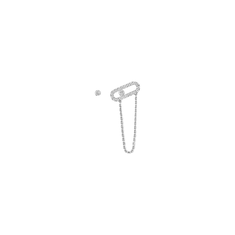 ARETES MOVE UNO Y UNO SILVER