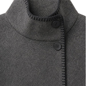 ABRIGO CUELLO ALTO GREY JW