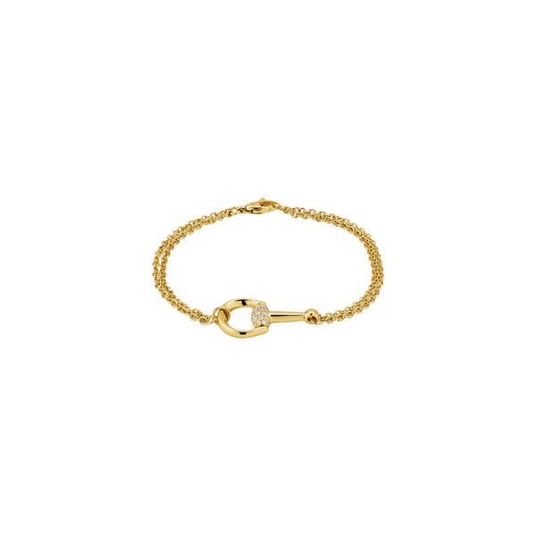 BRAZALETE GG HORSEBIT GOLD
