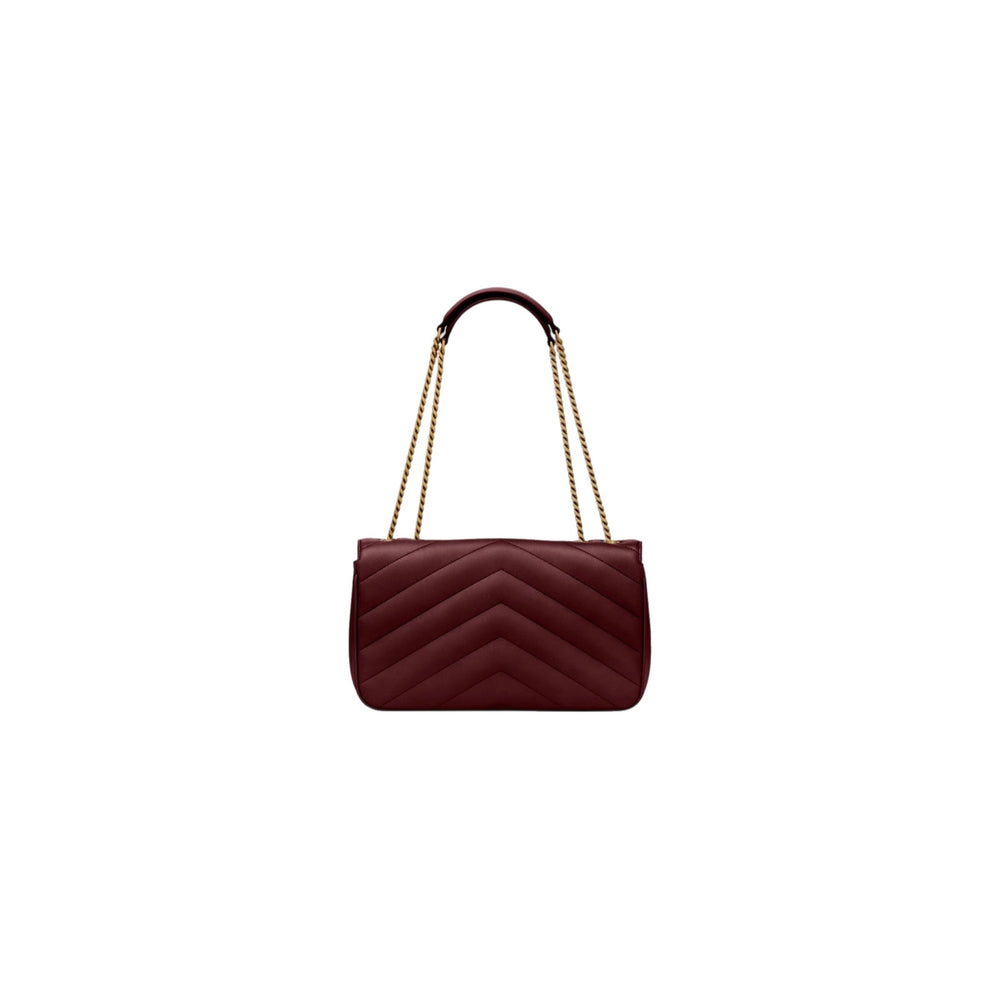 BOLSO YSL LOULOU BURGUNDY