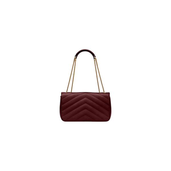 BOLSO YSL LOULOU BURGUNDY