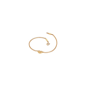 PULSERA T BEAN GOLD ZIRCONIAS