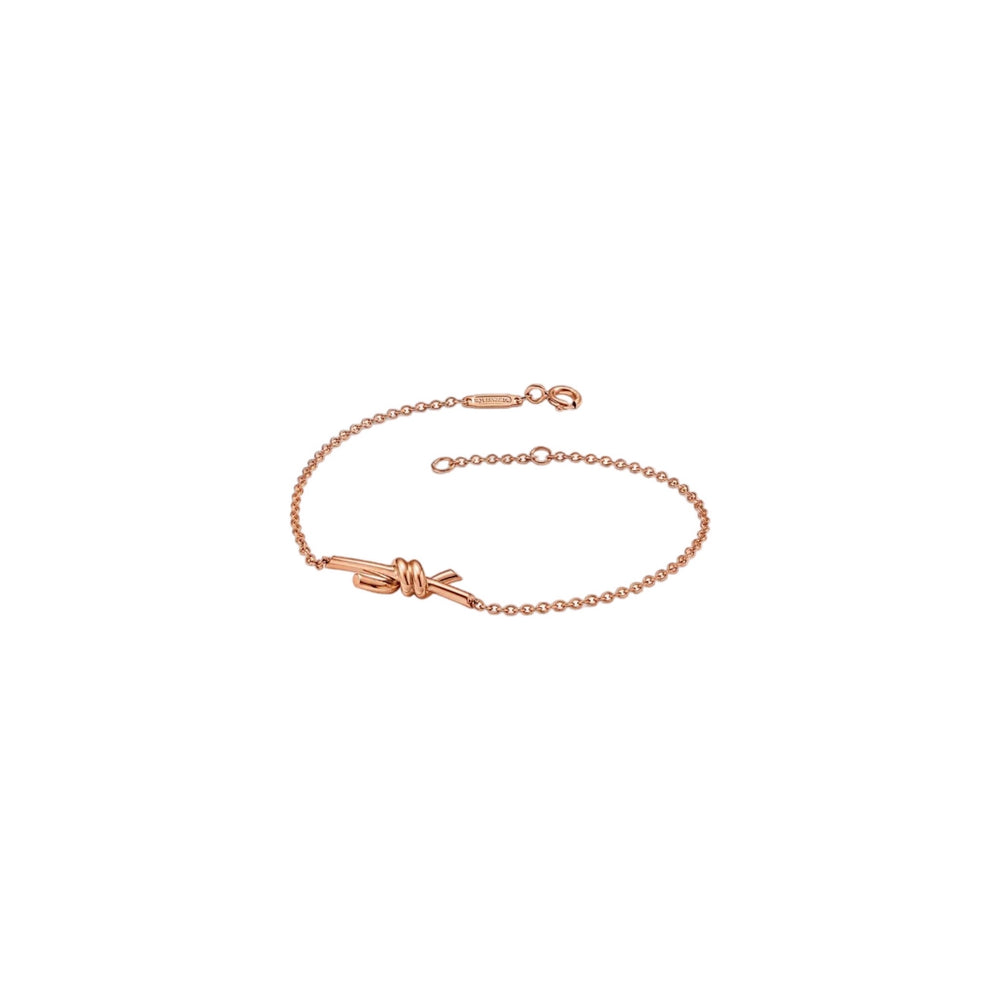 PULSERA KNOT CADENA ROSE GOLD