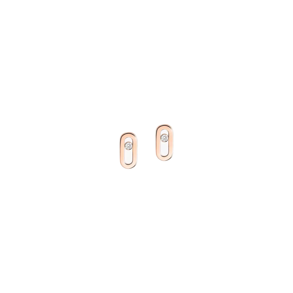 ARETES MOVE UNO LISO ROSE GOLD