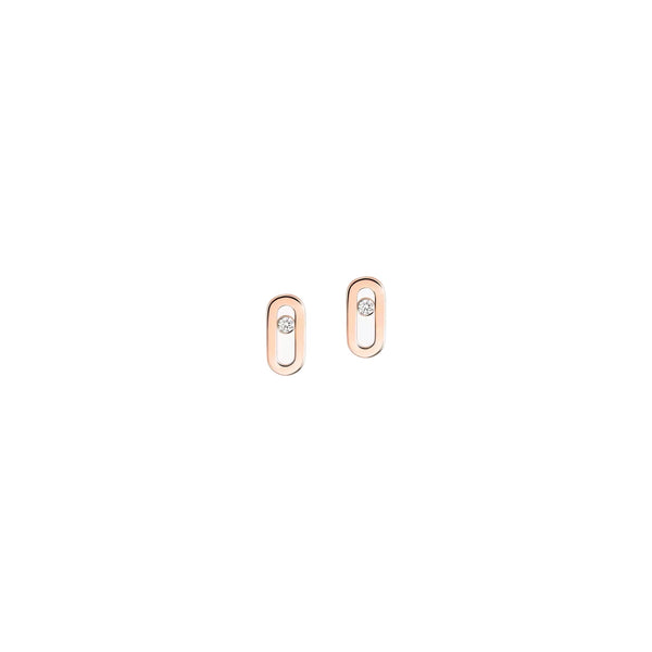 ARETES MOVE UNO LISO ROSE GOLD