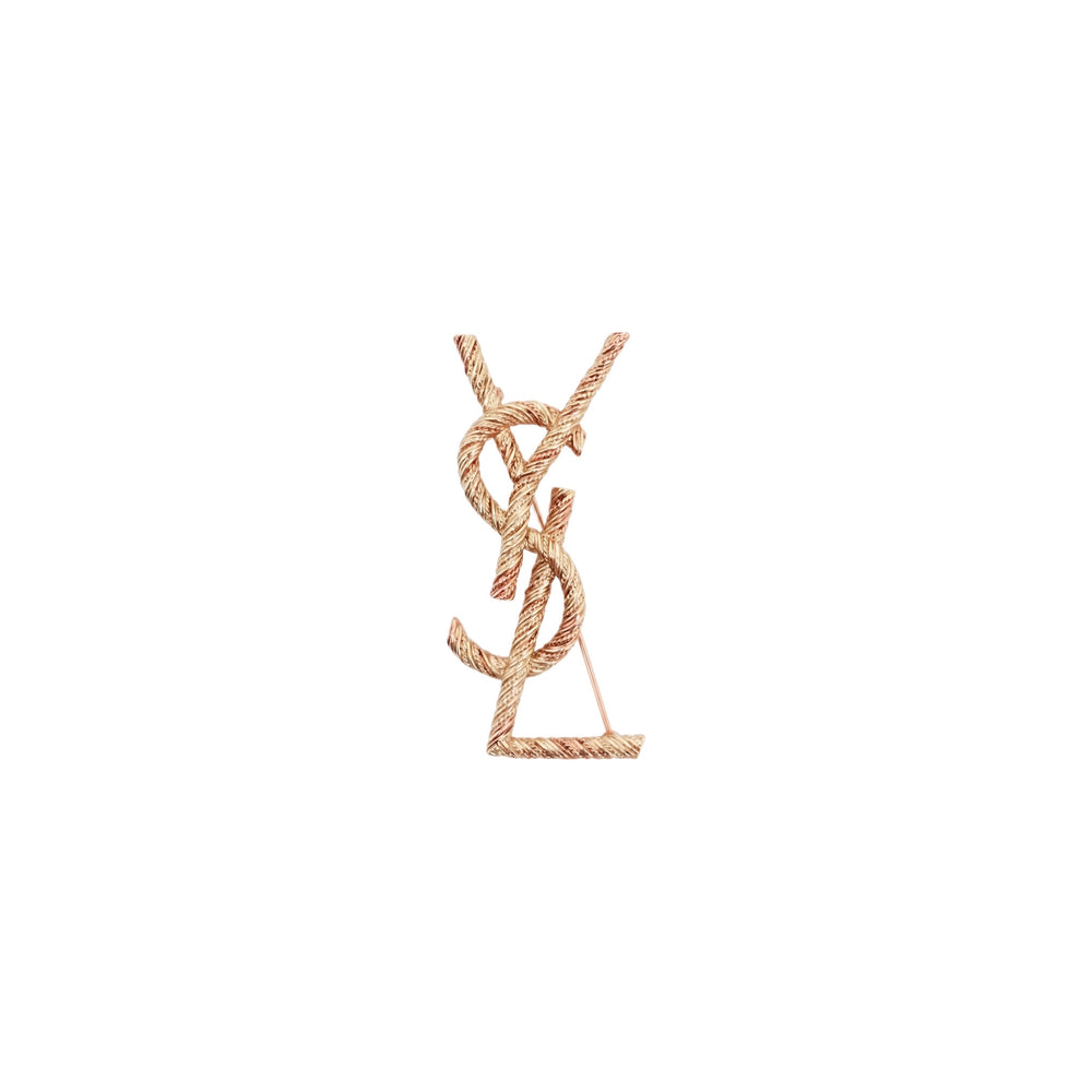 BROCHE YSL ROSE GOLD